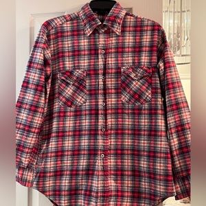 Vintage 80s HiGear flannel button up in EUC